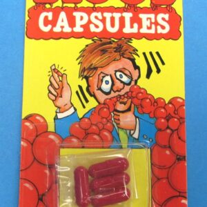 blood capsules joke (4 on a card)