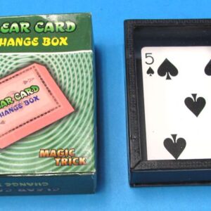 clear card change box