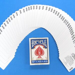 one way force deck bicycle blue backs (jokers)