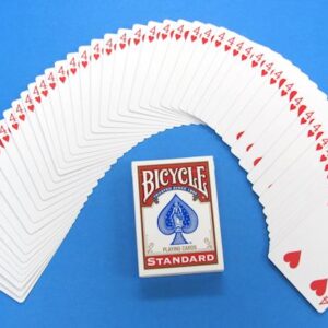 one way force deck bicycle red backs