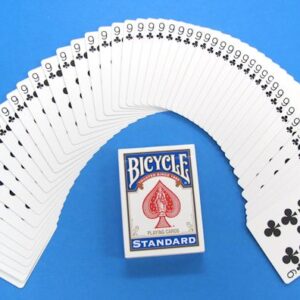 one way force deck bicycle blue backs