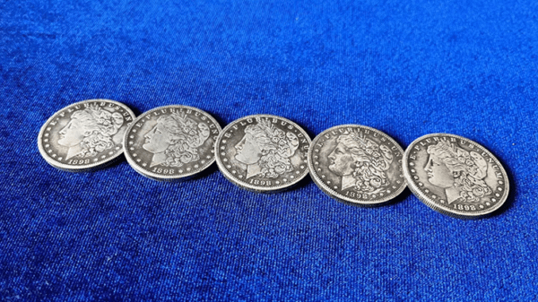 normal morgan coins by