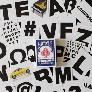 bicycle special letter deck (blue)