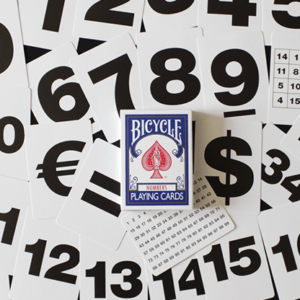 bicycle special numbers gaff deck (blue)