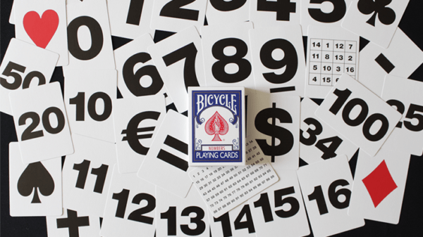 bicycle special numbers gaff deck (blue)