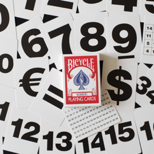 bicycle special numbers gaff deck (red)