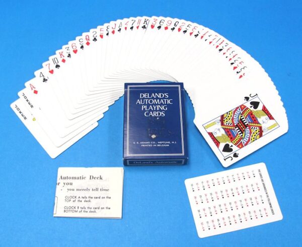 deland's automatic playing cards