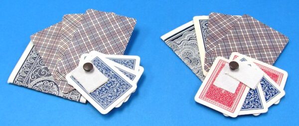 two sets of vintage diminishing cards (maker unknown)