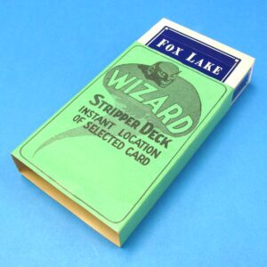 blue fox lake wizard stripper deck (sealed with original tax stamp)