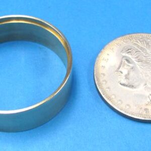 brass bang ring for dollar size coin (johnson)