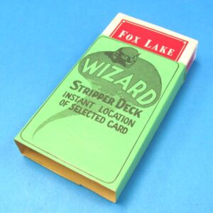 red fox lake wizard stripper deck (sealed with original tax stamp)