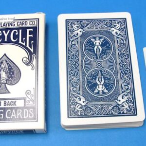 #8082 jumbo bicycle cards blue backs (not complete)