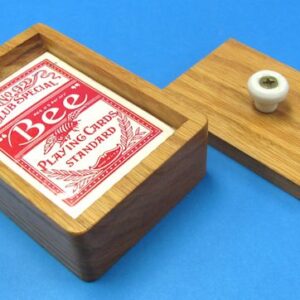 oak card box (not gimmicked)