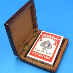 vintage wooden card case (ungimmicked)