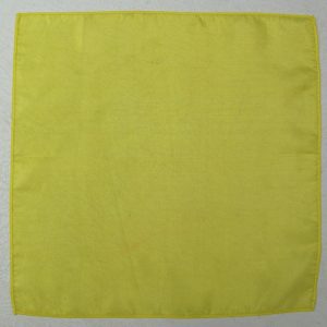 silk 24 inch yellow (rolled hem)