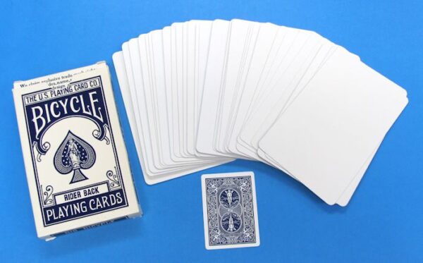 38 jumbo bicycle blank face cards