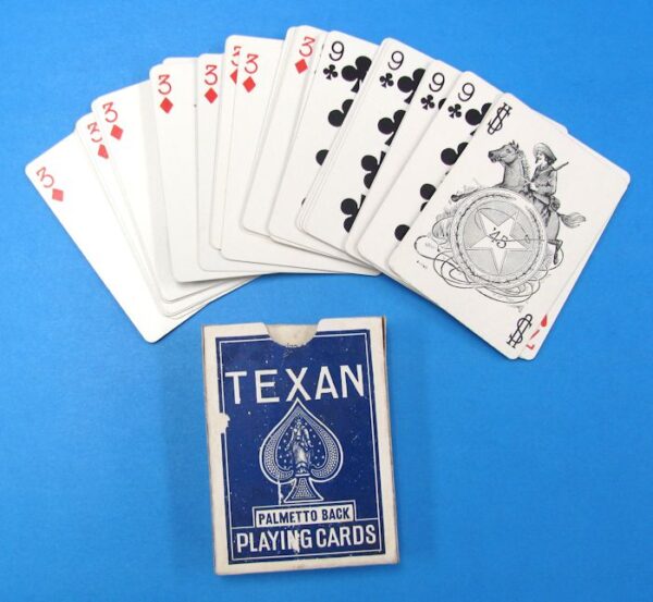 45 texan two way forcing deck 3d and 9c