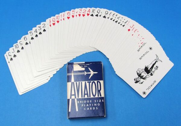 aviator bridge size playing cards case #1