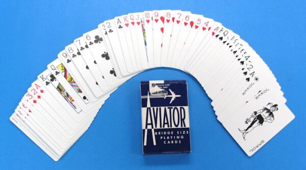 aviator bridge size playing cards case 3