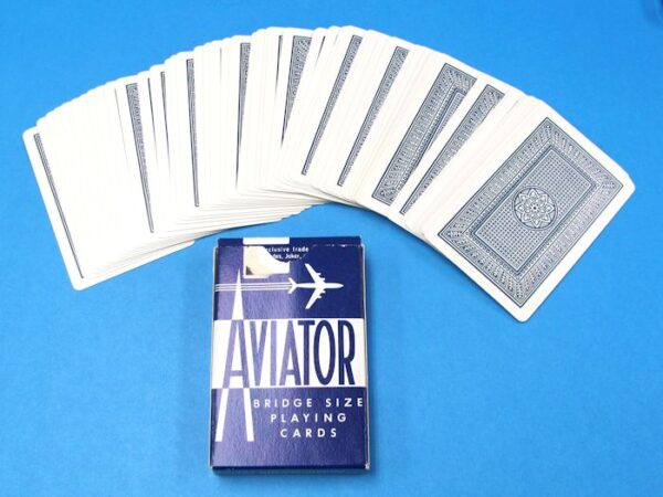 aviator bridge size playing cards pre owned