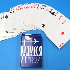 aviator bridge size playing cards pre owned