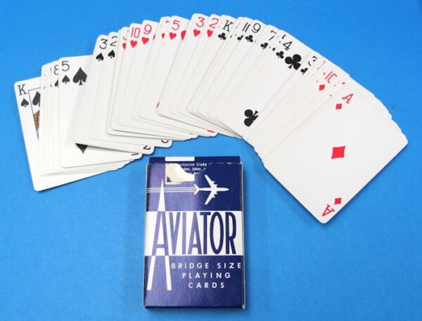 aviator bridge size playing cards pre owned