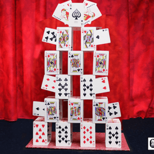 card castle with six card repeat (mr. magic)