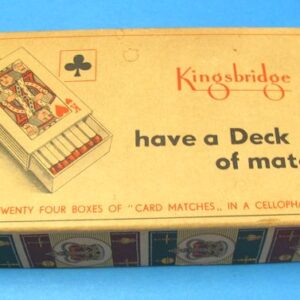 vintage "have a deck of matches" lot of 24 new old stock