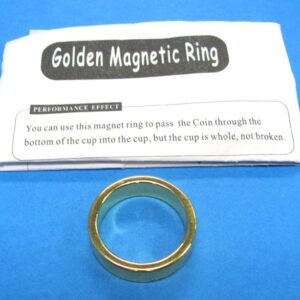 magnetic pk ring gold small 1.8" or 2.2 cm