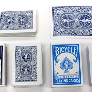 miniature #404 blue bicycle cards lot