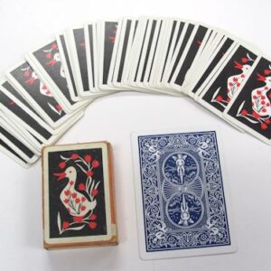 miniature cards with duck backs