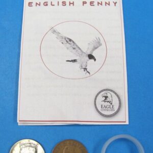 scotch and soda with english penny (eagle coins)