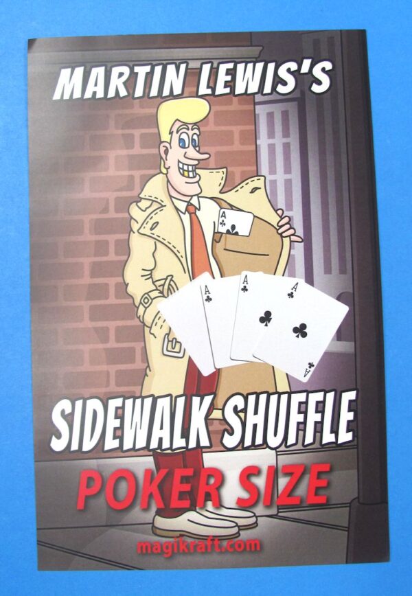 sidewalk shuffle poker size (martin lewis)