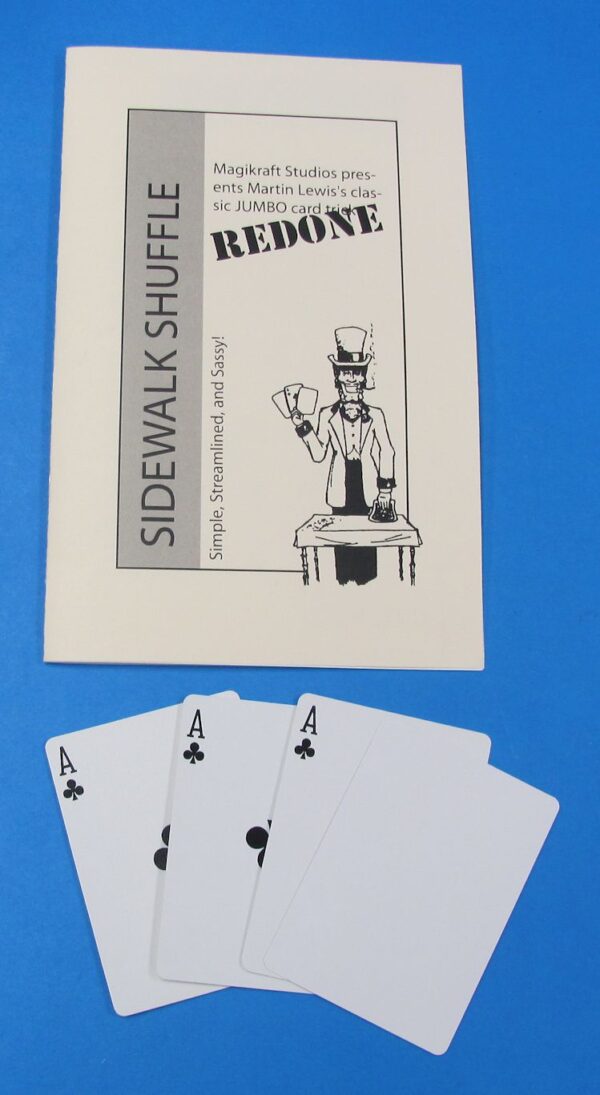 sidewalk shuffle poker size (martin lewis)