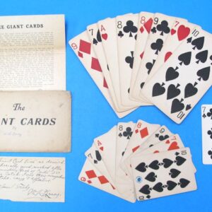 vintage "the giant cards" 8 card version (w. d. leroy)