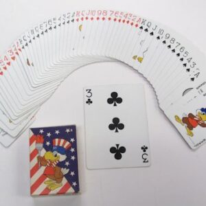 sam the olympic eagle miniature playing cards