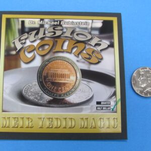 fusion coins half dollar (gimmicks and online instructions) by dr. michael rubinstein