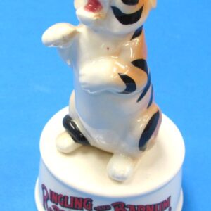 ringling bros. and barnum & bailey circus ceramic tiger figurine