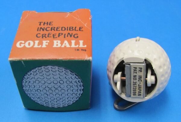 vintage japanese the incredible creeping golf ball