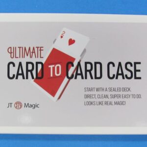 ultimate card to card case blue (gimmicks and online instructions) by jt