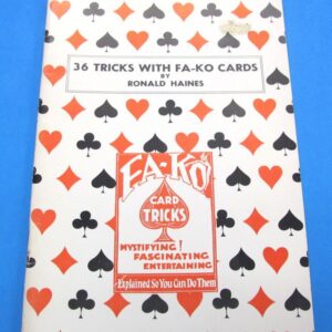 36 tricks with fa ko cards by ronald haines