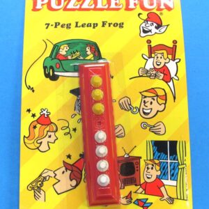 vintage fun incorporated 7 peg leap frog puzzle