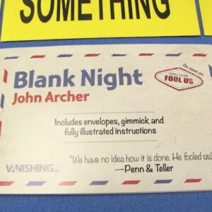 blank night (john archer)