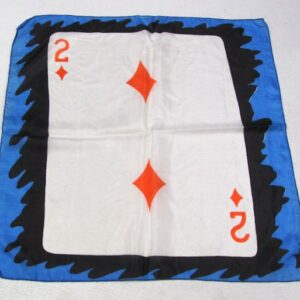 2 of diamonds 18" card silk (tannen)