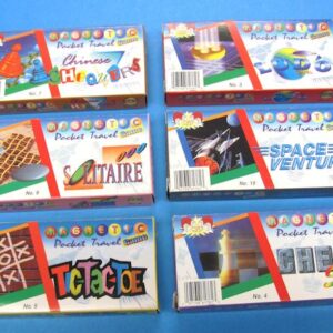 magnetic pocket travel games #1 set of 6