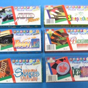 magnetic pocket travel games #2 set of 6