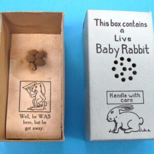 vintage "live baby rabbit joke"