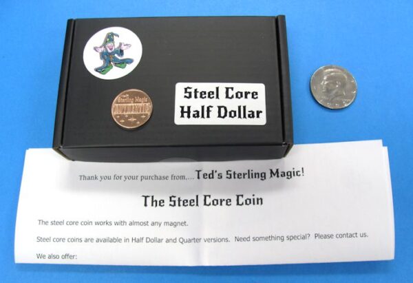 ted's sterling steel core half dollar