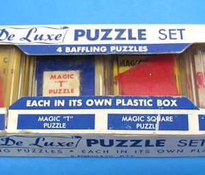 vintage "deluxe puzzle set" (d. robbins & co.)